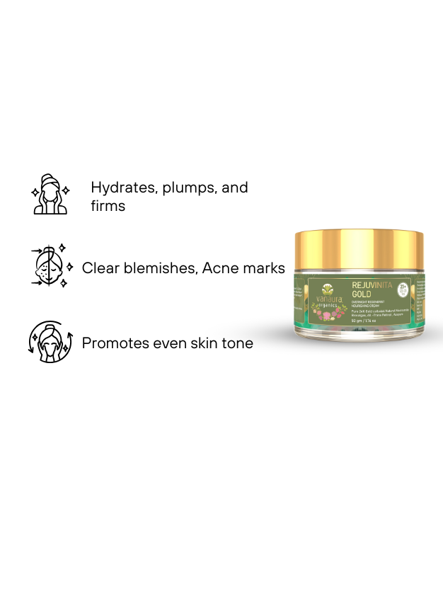 Rejuvinita Gold 23+ (for 23-31yrs)-Overnight Regenerist Nourishing Cream- 50g