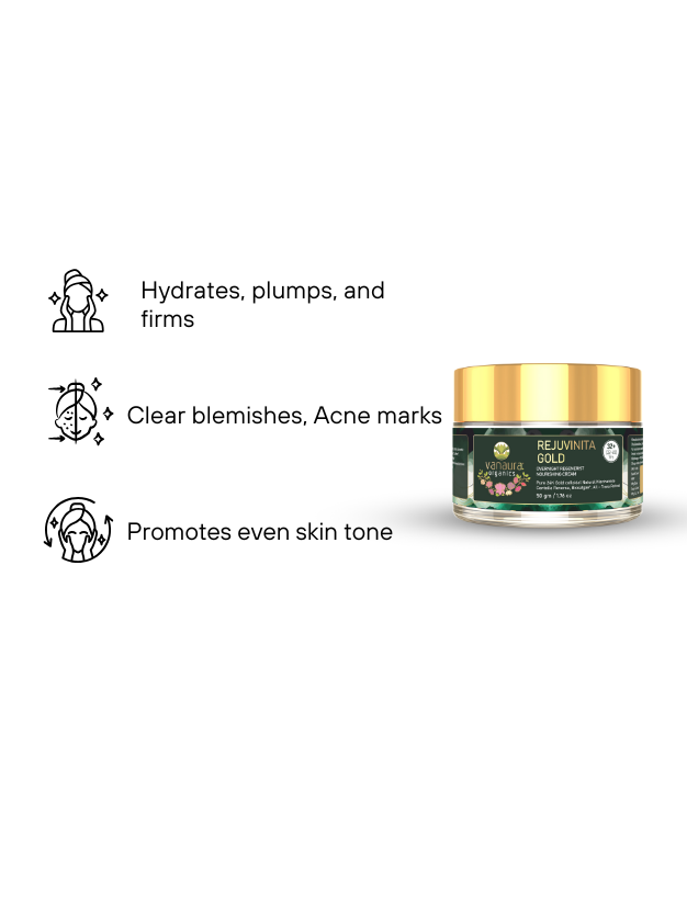 Rejuvinita Gold 32+ (for 32-45yrs) -Overnight Regenerist Nourishing Cream- 50g