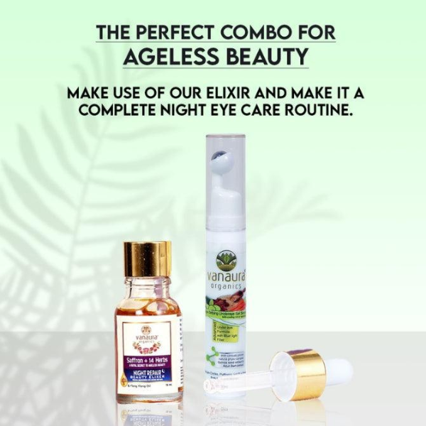 Vanaura Organics Age Defying Undereye Gel Serum-15ml- vanaura organics