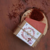 Saffron Herbal Bathing Bar- (Rejuvenating, Brightening, Clarifying)-125g - vanaura organics