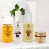 90 Days Bright and Replenish Daily Skin care Routine for Dry and Dull skin- CTM - Vanaura Organics