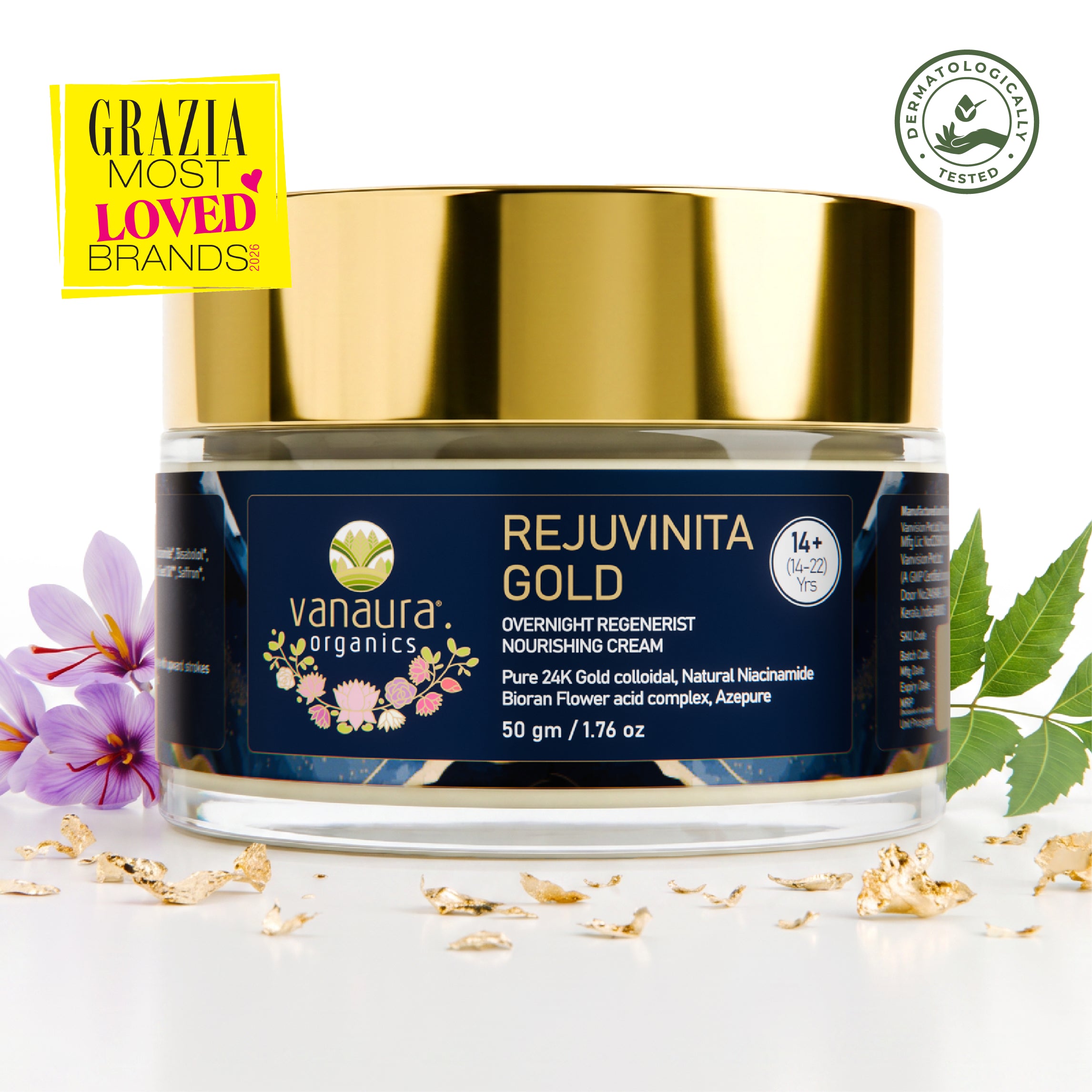 Rejuvinita gold 14+ (for 14 -22 yrs)-Overnight Regenerist