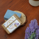 Lavender And Honey Bathing Bar - (Cleansing, Skin Lightening, Relaxing) - Natural Handcrafted Bar (125g)- Vanaura organics
