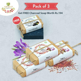 Radiant Skin Bar Trio and Charcoal Detox - Vanaura Organics