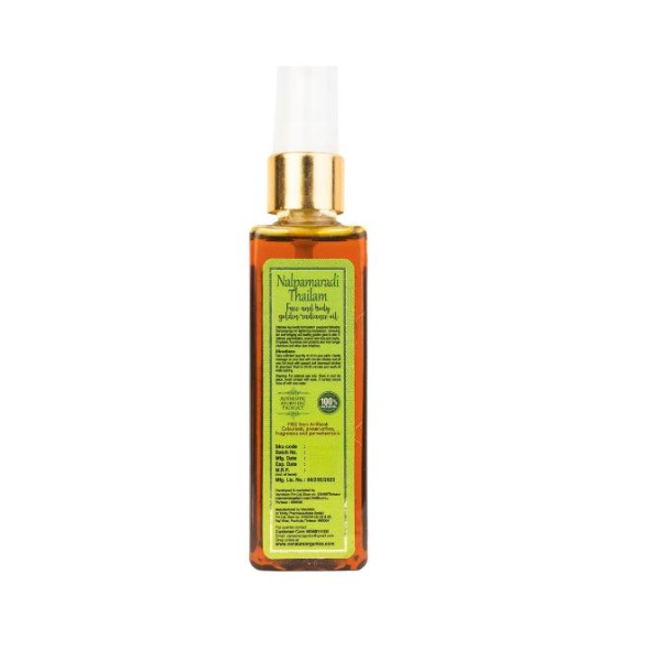 Nalpamaradi Thailam Face And Body Golden Radiance Oil - Vanaura Organics