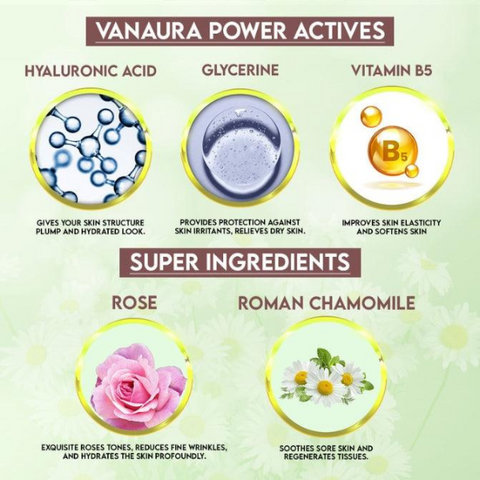 Roman Chamomile and Rose Soothing facial toner mist - Vanaura Organics