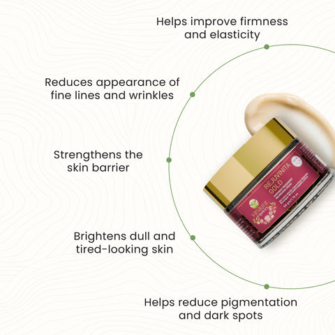 Rejuvinita gold 61+ (for 61 -75 yrs)-Overnight Regenerist Nourishing Cream- 50g