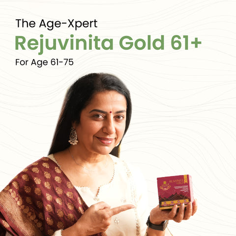 Rejuvinita gold 61+ (for 61 -75 yrs)-Overnight Regenerist Nourishing Cream- 50g