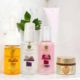 90 Days Bright and Clear Daily Skin Care Routine with 4 in 1 Rejuvinita Facial Glow Gel - Vanaura Organics