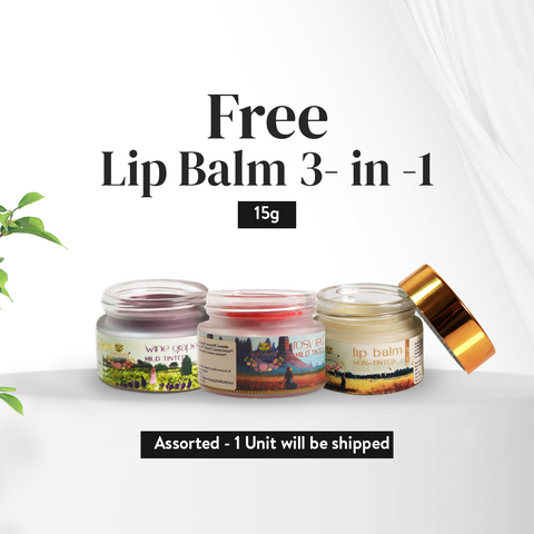 Free Lip Balm 3- in -1  15g