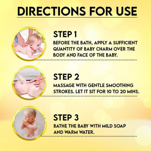 BABY CHARM, Before Bath Massage Butter, Nurturing aura to your baby's skin - Vanaura Organics