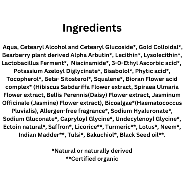 Rejuvinita gold 14+ (for 14 -22 yrs)-Overnight Regenerist Nourishing Cream- 50g- vanaura organics